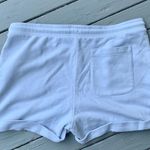 Reiss Pale Blue Annie Jersey Powder Blue Lounge Drawstring Elastic Waist Shorts Sweat Shorts Cotton Blend Photo 5
