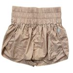 FP Movement Free People Clay Way Home Shorts Womens Size Medium Brown Photo 0