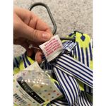 Gretchen Scott  •‎ Batik Aztec Bright Blue Green White Tunic Shirt Dress, Size XS Photo 5