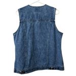st. john's bay Authentic Denim Collection Vest Women Size Medium 8/10 Cotton VTG Photo 1