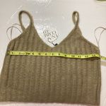 Paper Moon Women's Tan Ribbed Top Size Small Photo 7