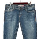 Aeropostale Vintage 2000's  7/8 Hailey Skinny Flare Low Rise Stretch Jeans Y2K Photo 3