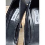 Steve Madden  Classie Stiletto Pump Heels Women's 8.5 Black Leather Pointed Toe Photo 6