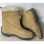 Columbia  Vallara II Womens Snow Boots Size 8.5 Tan Suede Waterproof Omni-Grip Photo 2