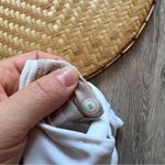 Lululemon white long line energy bra Photo 4