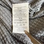 We The Free People Must Have Henley Thermal Waffle Shirt Top XS Extra Small Gray Photo 4