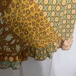 NWT Patchwork Tie Shoulder Mini Dress Size M Photo 1