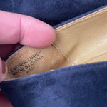 Talbots Dark Blue Suede Flats Photo 5
