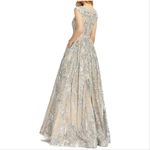 Mac Duggal  67118 Sequin Plunge V-Neck Ball Gown Photo 2