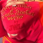 Johnny Was  Orange And Pink Embroidered Jacket Size Medium Photo 8