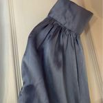 Urban Outfitters  Bohemian Light Blue Satin Style Crop Top blouse Size Medium Photo 5