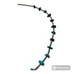 Handmade Turquoise & Quartz Stone Necklace - Boho Chic, Durable Steel String Photo 4