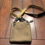 Coach Signature Tan Crossbody Purse Photo 4