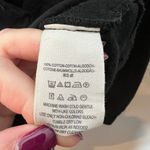 Free People  Black Lace Hooded Ruffle Jacket Snap Button Women's Size Extra Small Photo 6