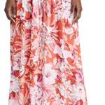 MINKPINK  Josie Maxi Skirt In Pink Floral XXL NWT Photo 0