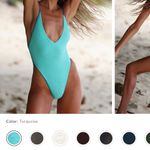 Free People Pink free-est Amber One-Piece Swimsuit Photo 2