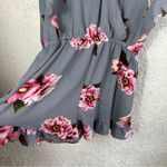 Umgee  | Floral Ruffle Short Sleeve Romper Size S Photo 5