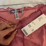 Urban Outfitters Pink Lace Mini Skirt Photo 3