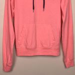 The North Face  Women’s Neon Pink Gray Drawstring Hood Pouch Long Sleeve Hoodie Photo 2