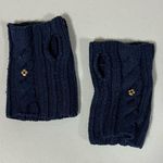 Navy Blue Knit Knitted Cut Photo 0