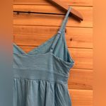 Old Navy Y2K  Size Small Babydoll Bright Blue Strappy Cotton Mini Dress Photo 6
