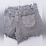 AQUA Washed Olive Distressed Shorts Photo 3