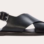 Everlane  The City Crossover Sandal In Black Size 7.5 Photo 2