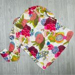 Cotton kiki sol tropical long sleeve abalone button front shirt beach wear med Pink Photo 6