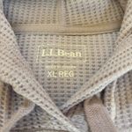 LL Bean Soft Stretch Waffle Knit Hoodie Womens Size XL Reg Pale Purple Photo 6