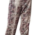 Jennifer Lopez  animal floral print jogger pants large P 7073 Photo 1