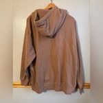 Nike center swoosh brown hoodie sweatshirt women’s large Photo 1