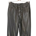 Judy Blue  Straight Black Faux Leather Pants Sz 11/30 Photo 3