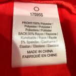 Anthropologie Dolan Pilar Pleated Top Blouse Women's Small Coral Preppy Classic Red Photo 6