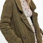 Free People  Tawny Puffer Pillow Quilted Olive Green Jacket Photo 0