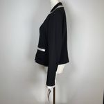 Harvé Benard New With Tags Harve Benard Jacket Blazer Black White Ribbon Trim Women’s Size 12 Photo 1