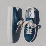 Soludos  Yebo Vegan Leather Sneaker‎ Blue White Womens size 6 Photo 0