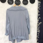 Soft Surroundings  Blue Lightweight Zip Jacket‎ Photo 1