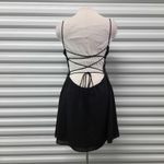 Kutumai Dress Women's Large Black Chiffon Sleeveless Backless Sexy Party Mini Photo 6