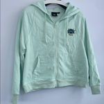 Vans Light Green Butterfly Hoodie Size Medium Photo 3