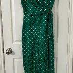 Skies Are Blue Green Polka Dot Jumpsuit Photo 0