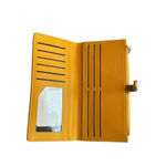 Forever Young Wristlet Wallet Clutch Women's 7.5 x 4 Yellow Credit Card Holder Photo 2