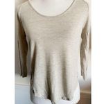 Madewell  • Oatmeal Cream Scoop Neck Tee Shirt Photo 0