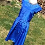 Electric Blue Skater Dress NWOT Photo 0