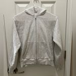 Aritzia TNA Jacket Women's 2XS light gray
Cozy Fleece Perfect Zip Hoodie Gray Size XXS Photo 9