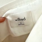 Wilfred  Aritzia Silana Linen Cotton Blend Midi Wrap Skirt in White Size XS Photo 4