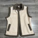 Anthropologie Akemi + Kin Women Cream & Gray Collared Sherpa Vest One Size Size undefined Photo 9