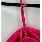 Scala NWT  Pink Sequin Silk Strapless Cocktail Bubble Party Mini Dress Sz 2 READ Photo 5