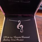 Kohls Treble Clef Heart Necklace Photo 0