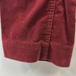 st. john's bay  Burgundy Corduroy Straight Leg 5 Pocket Hemmed Pants womens 14 Photo 8
