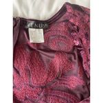 Venus  Embellished Burgundy Top Photo 1